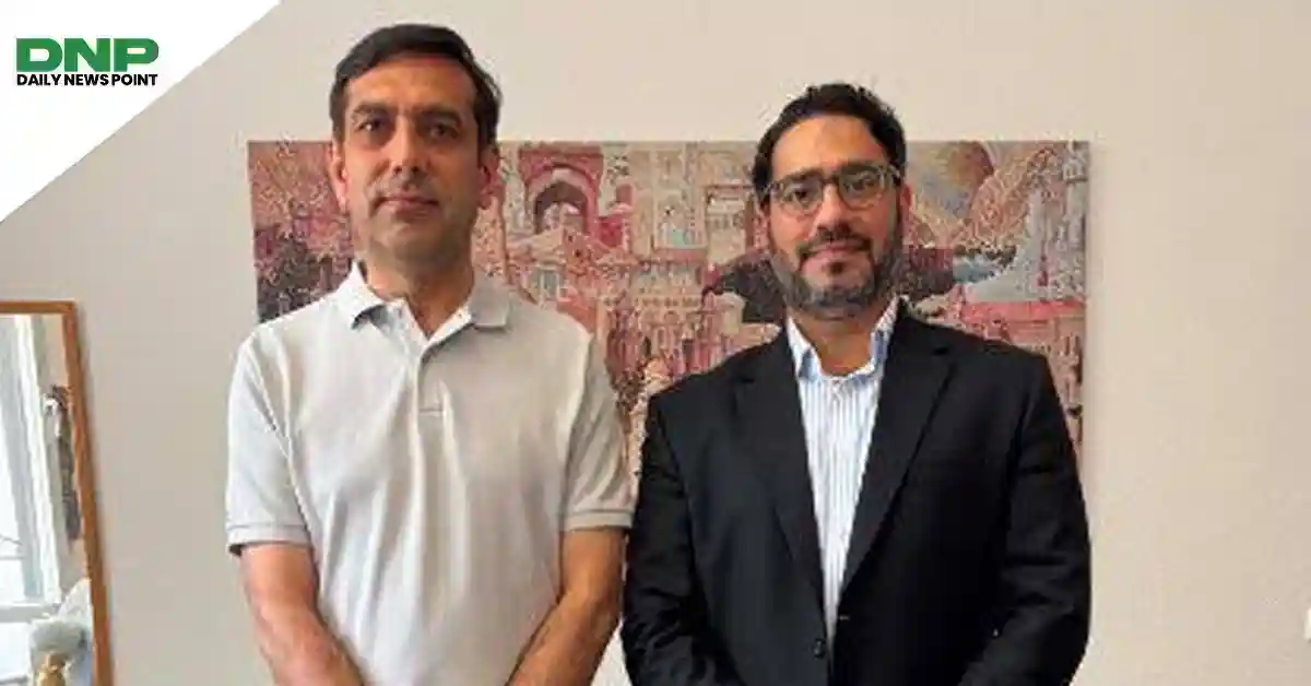 پاکستانی سفیر ثقلین سیدہ سے میونخ کے معروف صحافی سعود بن نعمان کی ملاقات